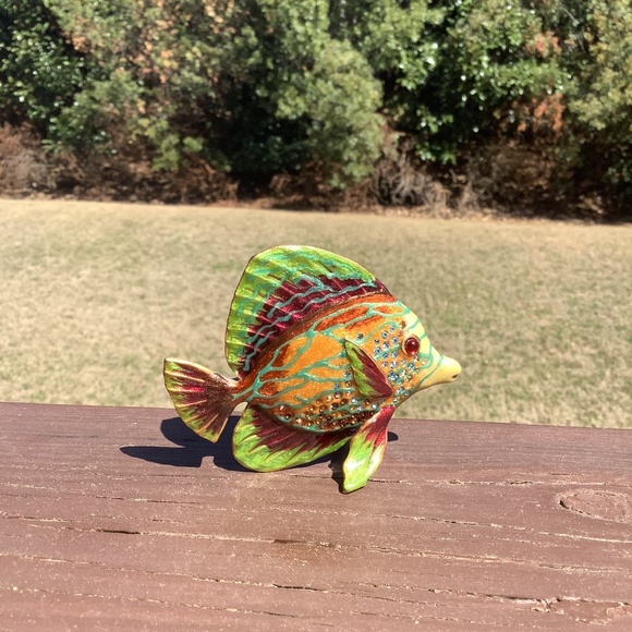 Jay Strongwater Swarowski Jeweled Tang Tropical‎ Fish Collection Figurine RARE - Picture 10 of 11
